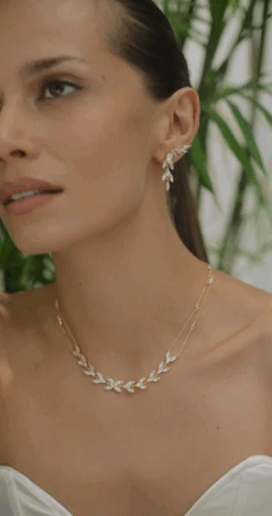 Skylar Earrings 18K Gold Vermeil -Lustre Jewelry Shop SkylarEarringsGoldVermeil8