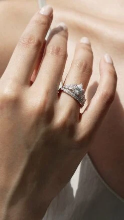 Solana Ring White Gold Plated 33 Solana Ring White Gold Plated -Lustre Jewelry Shop Solana Ring Silver 8s8jaa