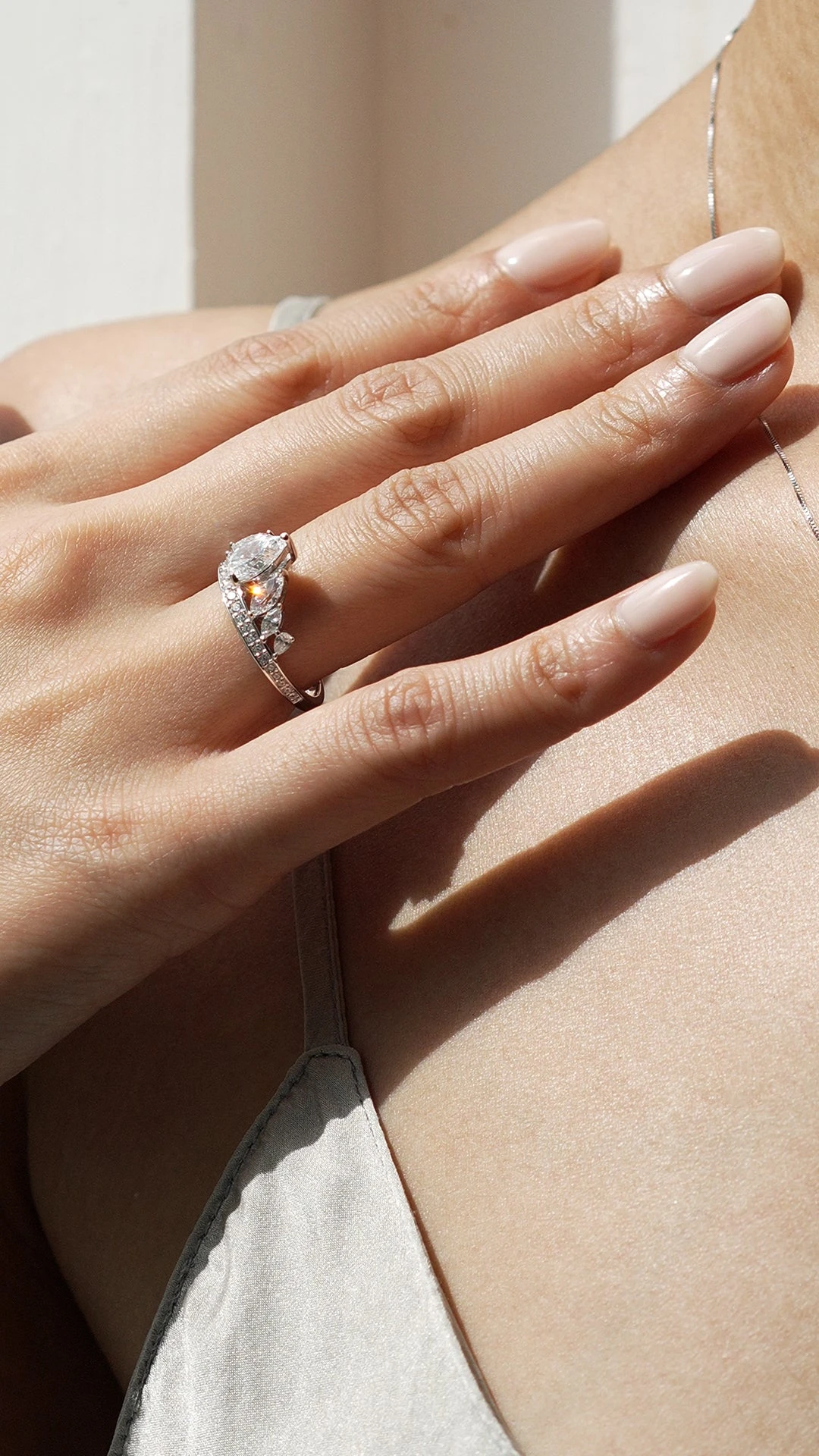 Solana Ring White Gold Plated 18 Solana Ring White Gold Plated - Image 16