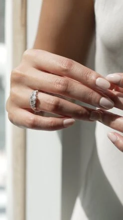 Solana Ring White Gold Plated 23 Solana Ring White Gold Plated -Lustre Jewelry Shop Solana Ring Silver djhshs2