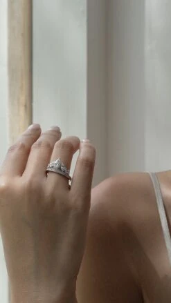 Solana Ring White Gold Plated 28 Solana Ring White Gold Plated -Lustre Jewelry Shop Solana Ring Silver s8s8ka