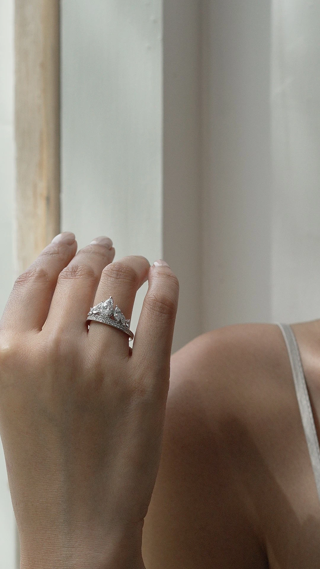 Solana Ring White Gold Plated 11 Solana Ring White Gold Plated - Image 9