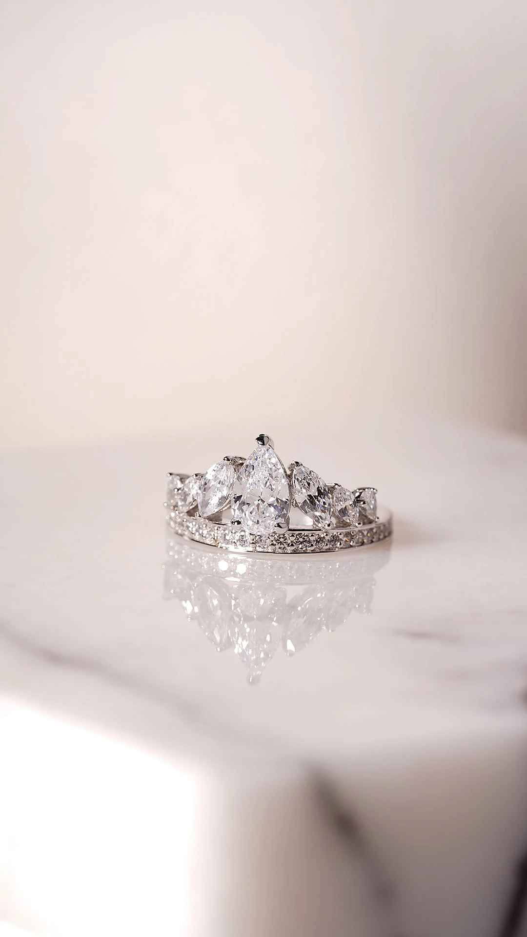 Solana Ring White Gold Plated 5 Solana Ring White Gold Plated - Image 3