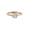 Sophie Ring 18K Rose Gold 2 Sophie Ring 18K Rose Gold -Lustre Jewelry Shop Sophie Ring 6Prong rg 1ct ws