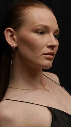 Sora Necklace 18K Gold Vermeil 38 Sora Necklace 18K Gold Vermeil -Lustre Jewelry Shop Sora Necklace Gold Vermeil 89djkks