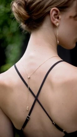 Sora Necklace 18K Gold Vermeil 37 Sora Necklace 18K Gold Vermeil -Lustre Jewelry Shop SoraNecklaceGoldVermeil