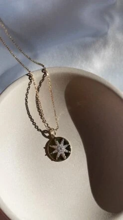 Sora Necklace 18K Gold Vermeil 31 Sora Necklace 18K Gold Vermeil -Lustre Jewelry Shop SoraNecklace YG