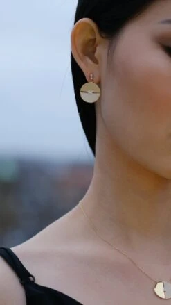 Sula Earrings 18K Gold Vermeil -Lustre Jewelry Shop Sula Earrings uid87s