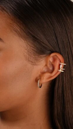 Telma Ear Cuff 18K Gold Vermeil 20 Telma Ear Cuff 18K Gold Vermeil -Lustre Jewelry Shop TELMA EAR CUFF 18K GOLD VERMEIL DILLON 88DS