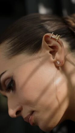 Telma Ear Cuff 18K Gold Vermeil 29 Telma Ear Cuff 18K Gold Vermeil -Lustre Jewelry Shop TELMA EAR CUFF GOLD VERMEIL usu7s7