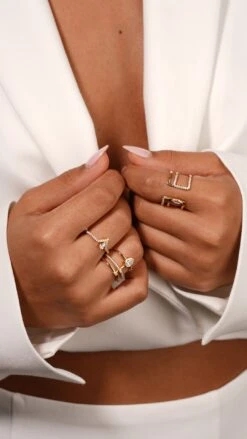 Victoria Ring 18K Gold Vermeil -Lustre Jewelry Shop TELMA RING 18K GOLD VERMEIL ZAHRA VICTORIA LKSSSS 9c7d9fb9 1378 4a3d 8765 44eaff25dce3