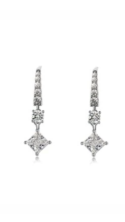 Thea Drop Princess White Gold Plated 22 Thea Drop Princess White Gold Plated -Lustre Jewelry Shop THEA PRINCESS KKSKS99