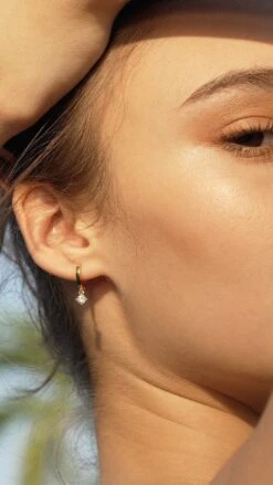 Front Page -Lustre Jewelry Shop TILDA HOOP GOLD VERMEIL 4431431