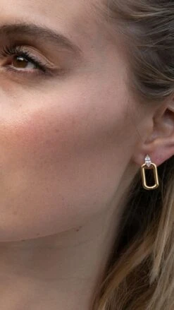 Tori Earrings 18K Gold Vermeil -Lustre Jewelry Shop TORI EARRINGS 18K GOLD VERMEIL 90SXKJ