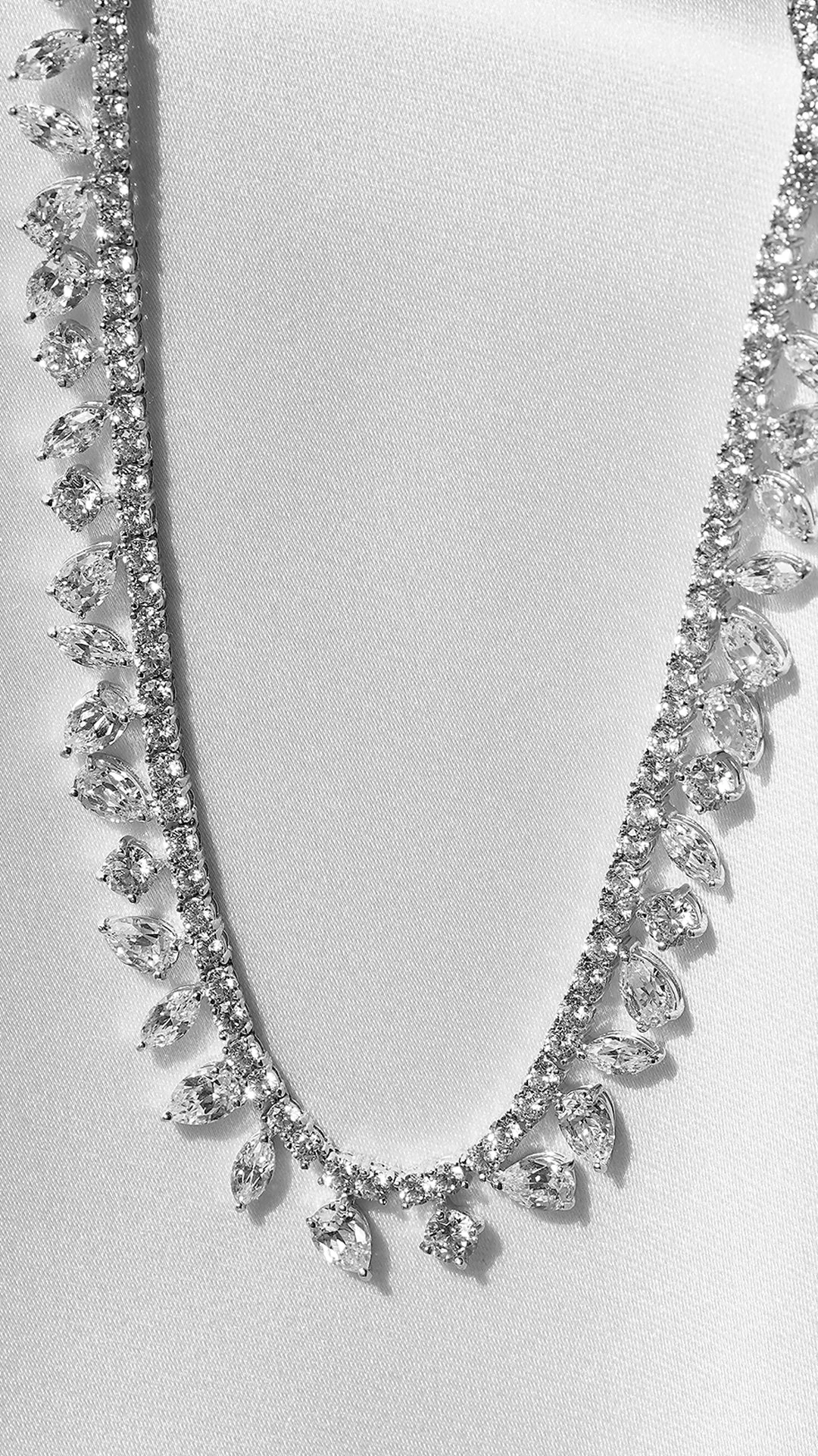 Taini Necklace White Gold Plated 4 Taini Necklace White Gold Plated - Image 2