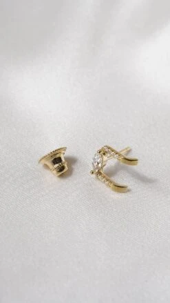 Telma Earring 18K Gold Vermeil -Lustre Jewelry Shop Telma Earring 18K Gold Vermeil JS7S