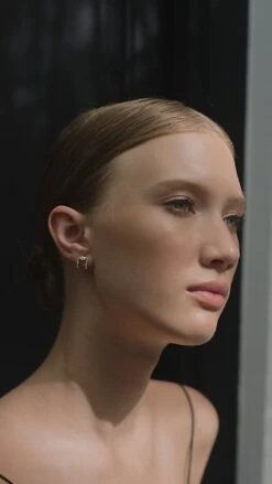 Telma Earring 18K Gold Vermeil -Lustre Jewelry Shop Telma Earring Gold Vermeil 89