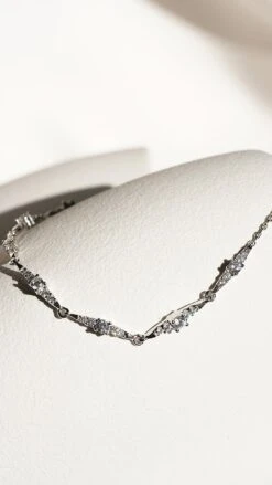 Thalassa Bracelet White Gold Plated -Lustre Jewelry Shop Thalassa Bracelet White Gold Plated 8DSJS