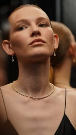 Thea Drop Pear 18K Gold Vermeil -Lustre Jewelry Shop Thea Drop Pear Gold Vermeil IOIDO9