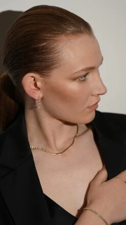 Thea Drop Princess 18K Gold Vermeil -Lustre Jewelry Shop Thea Drop Princess Gold Vermeil UUIS