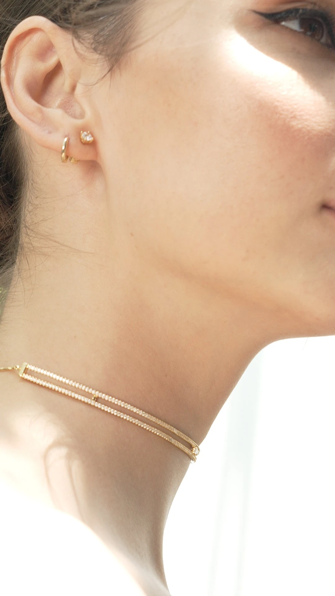 Thela Choker Necklace 18K Gold Vermeil 11 Thela Choker Necklace 18K Gold Vermeil - Image 9