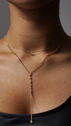 Thiya Necklace 18K Gold Vermeil -Lustre Jewelry Shop Thiya Necklace 18K Gold Vermeil 8D9SJ