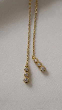 Thiya Necklace 18K Gold Vermeil -Lustre Jewelry Shop Thiya Necklace 18K Gold Vermeil IDISS