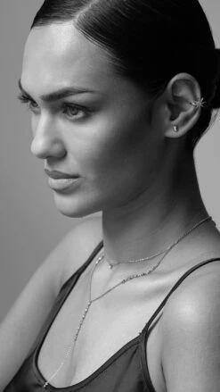 Thiya Necklace White Gold Plated -Lustre Jewelry Shop Thiya Necklace White Gold Plated HJJHS