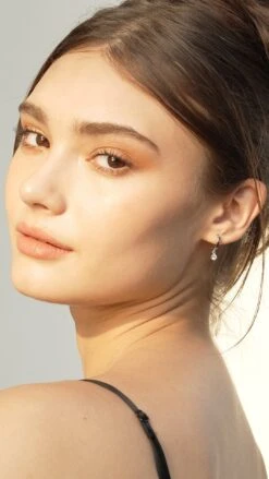 Tilda Hoops White Gold Plated -Lustre Jewelry Shop Tilda Hoop Silver 737362611