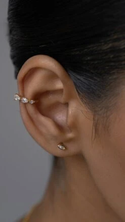 Toluda Cuff 18K Gold Vermeil -Lustre Jewelry Shop Toluda Cuff 18K Gold Vermeil Naila Stud DIXIE STUD FHHFD