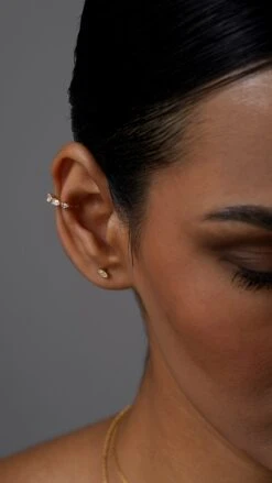 Toluda Cuff 18K Gold Vermeil -Lustre Jewelry Shop Toluda Cuff 18K Gold Vermeil Naila Stud DIXIE STUD HDHS