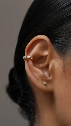 Toluda Cuff 18K Gold Vermeil -Lustre Jewelry Shop Toluda Cuff 18K Gold Vermeil Naila Stud DIXIE STUD KDKS