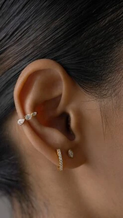 Dixie Stud 9K Yellow Gold -Lustre Jewelry Shop Toluda Cuff 18K Gold Vermeil dixie stud baby hoop 88KAKA 3716271d b2e0 4331 9778 1ef8fe4ad6fa