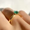 Trudie Ring 0.50ct 18K Yellow Gold Emerald