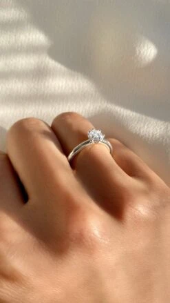 Trudie Ring 18K White Gold -Lustre Jewelry Shop TrudieRing WG LS1 6b791a7b 1a45 424b bfb8 cc637d7fde8c