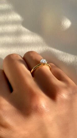 Trudie Ring 18K Yellow Gold -Lustre Jewelry Shop TrudieRing YG LS1 3a7950b9 f39a 4a3b a75e 1c614f7d37e6