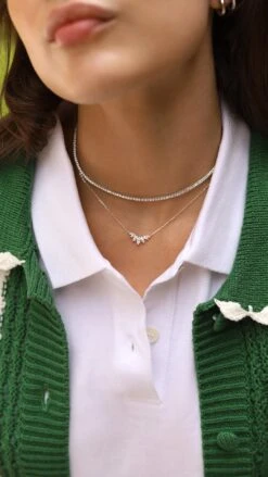 Lexi Necklace White Gold Plated 10 Lexi Necklace White Gold Plated -Lustre Jewelry Shop Tulisa Marquise Necklace White Gold Plated 98JKD 528b05cc 0ec4 417a 95a0 f8dcd8bd44f2