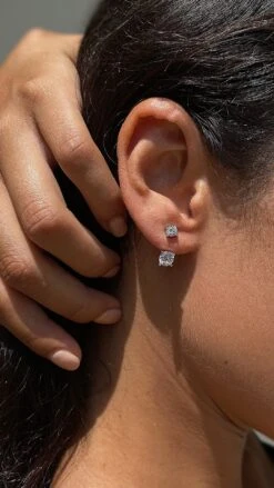 Leader Ear Jacket White Gold Plated -Lustre Jewelry Shop UntiqqqtDdflssssed 1