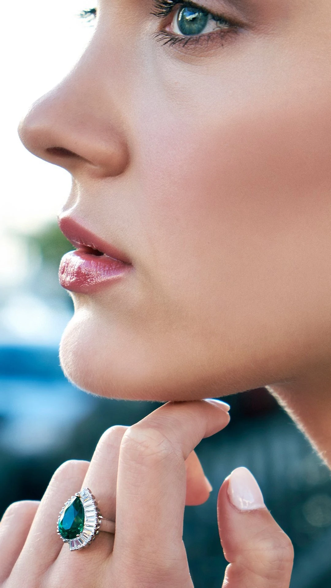 Eleanor Ring White Gold Plated 3 Eleanor Ring White Gold Plated