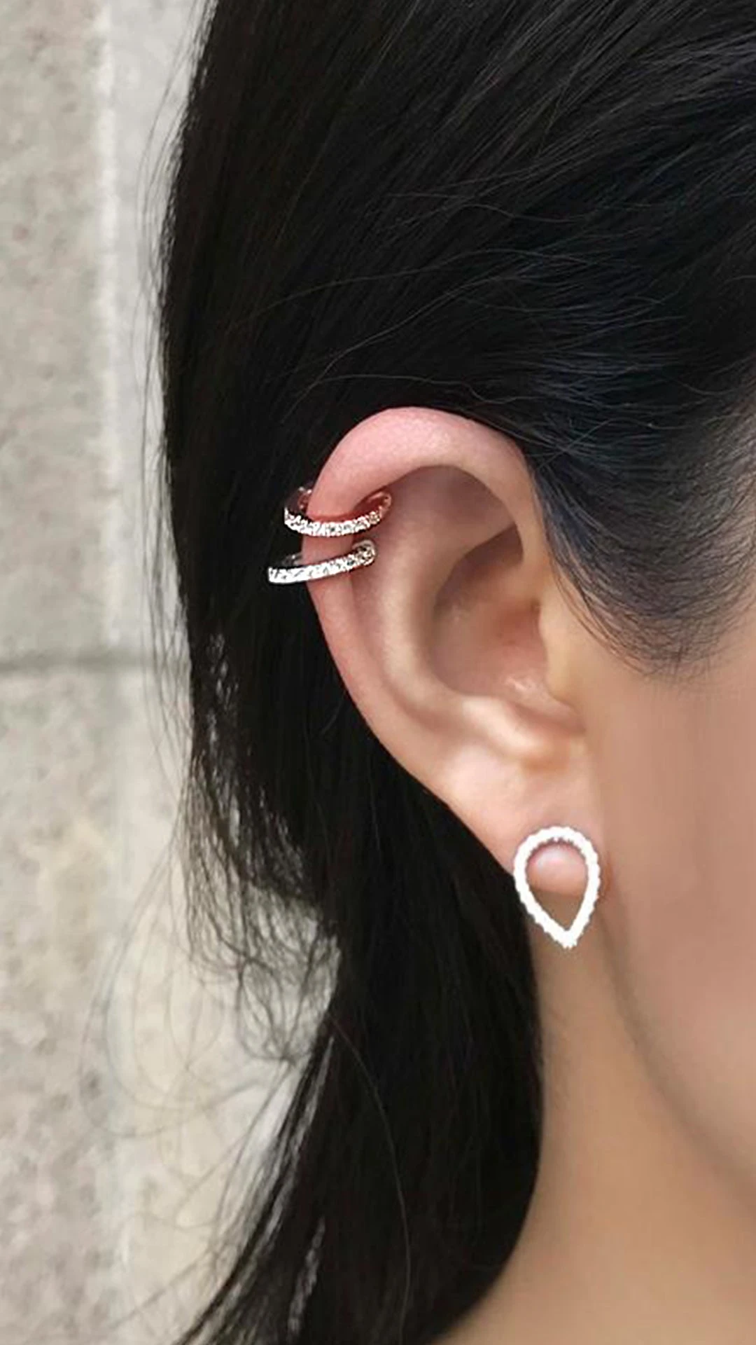 Lola Huggie White Gold Plated 14 Lola Huggie White Gold Plated - Image 12