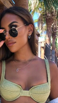 Cassia Small Hoops White Gold Plated -Lustre Jewelry Shop UntisqqZXsqtzzDdflssSSZXSAed 1 2