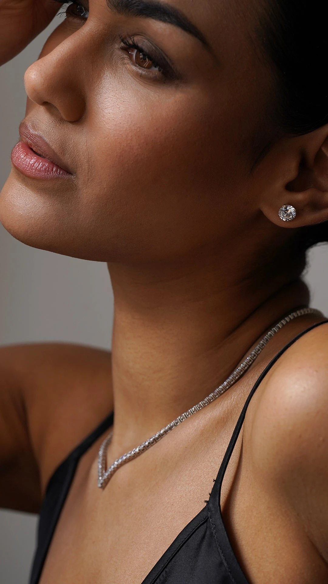 Eternal Four Prong Studs White Gold 17 Eternal Four Prong Studs White Gold - Image 15