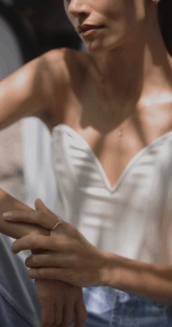 Victoria Ring 18K Gold Vermeil -Lustre Jewelry Shop VictoriaRingGoldVermeil5