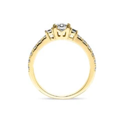 Vivienne Ring 18K Yellow Gold -Lustre Jewelry Shop Vivienne 0.5 ct side yg ws