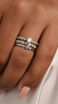 Meadow Ring White Gold Plated -Lustre Jewelry Shop WALLIS CATE MEADOW KJSU98U6S 6460a6a7 8ba6 48a6 9a0f dbd223d6b0d8