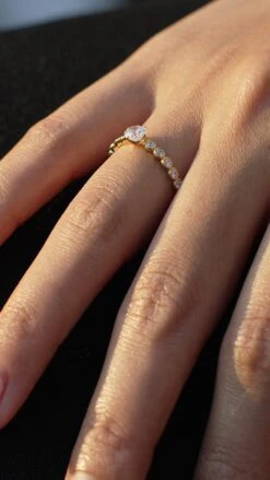 Wallis Ring 18K Gold Vermeil -Lustre Jewelry Shop Wallis Ring Yellow Gold Vermeil 9393932