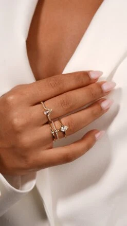 Victoria Ring 18K Gold Vermeil -Lustre Jewelry Shop ZAHRA VICTORIA KJD