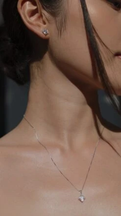 Zara Princess Martini Studs White Gold -Lustre Jewelry Shop ZARA MARTINI STUDS 3833017