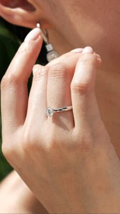 Zoey Ring 18K White Gold -Lustre Jewelry Shop ZOEY RING 18K WHITE GOLD IDIDS 5f4f626d fb0b 4998 86b0 d59d636fb873