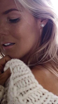 Vega Studs Sterling Silver And GENTLE DIAMONDS